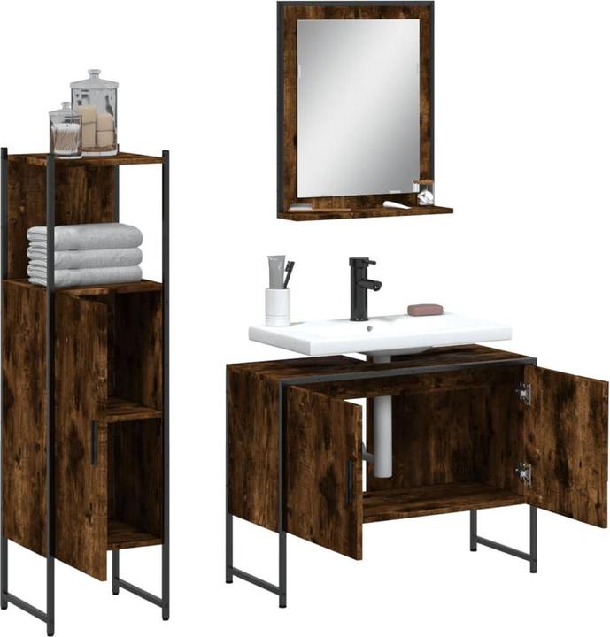 Produktbild vidaXL Badmöbel Set (33 x 12 x 120.50 cm)