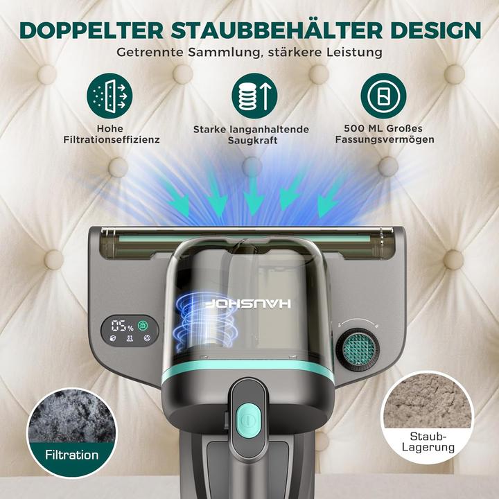 Produktbild Haushof Milbensauger mit UV Licht und Heissluft-Funktion