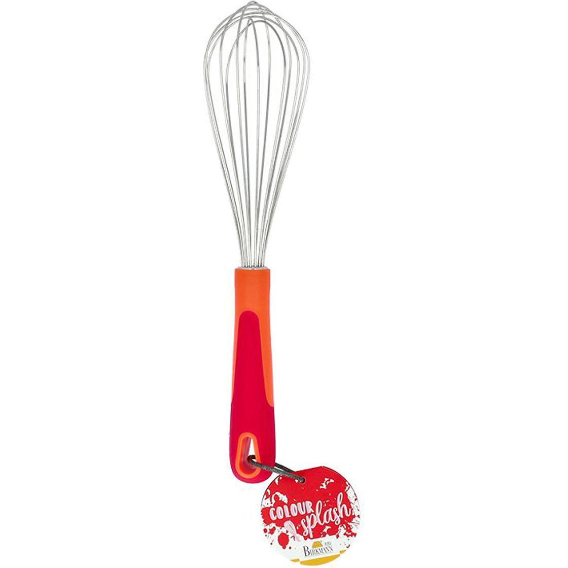 Birkmann Schneebesen, Schwingbesen, Rot, Silber