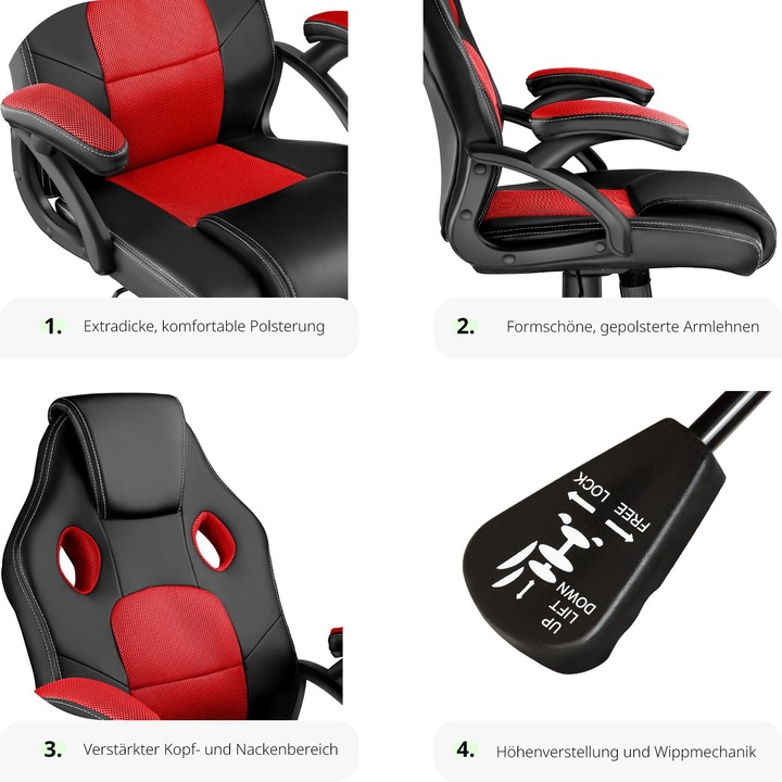 Image du produit tectake Chaise de bureau