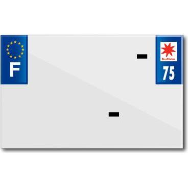 Top Plaq, Kennzeichenhalter, 75