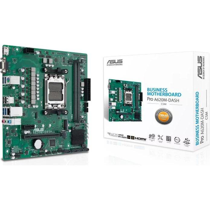 ASUS PRO A620M-DASH-CSM (AM5, AMD SoC, mATX), Mainboard