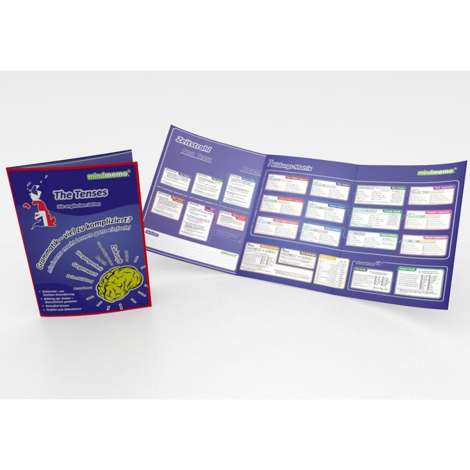 Thumbnail - mindmemo Lernfolder - The Tenses - Die englischen Zeiten - Zusammenfassung, Schulbücher von Hunstein Philipp, Fischer He...