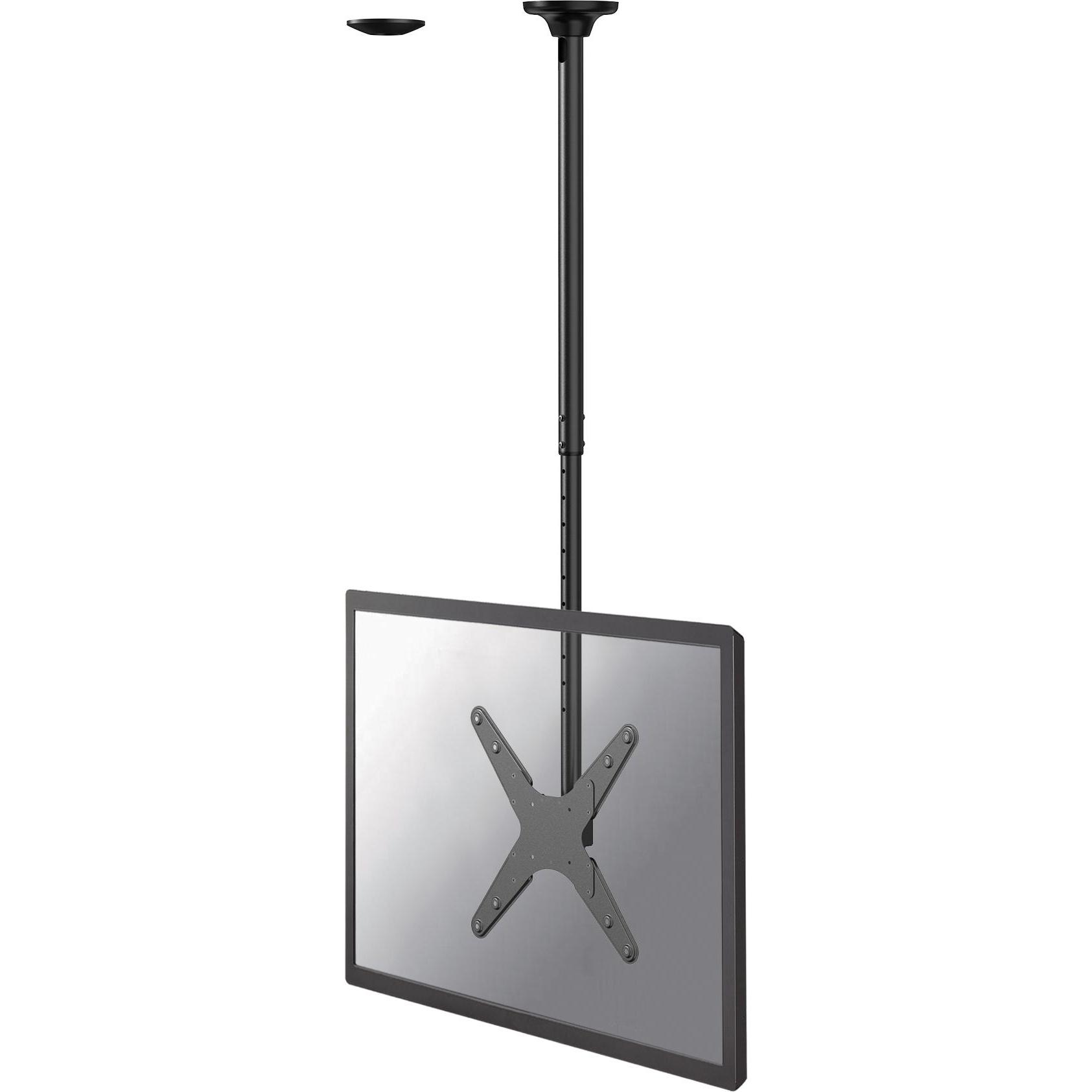 Neomounts Flachbildschirm-Deckenhalterung (Decke, 75"), Monitor Halterung, Schwarz