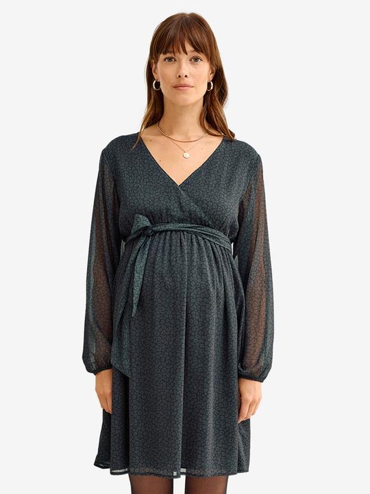 Produktbild Vertbaudet Kurzes Kleid mit Leo-Muster für Schwangerschaft und Stillzeit