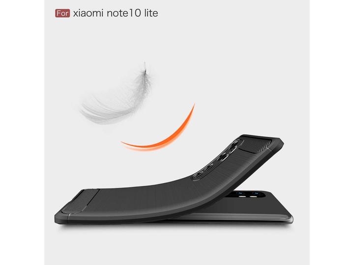 Image du produit Screenguard Xiaomi Mi Note 10 Lite Housse Carbon Brushed Soft TPU (Mi Note 10 Lite)