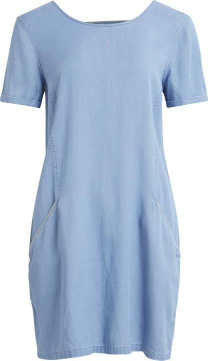 Vila Kurzärmeliges Kleid in Knielänge