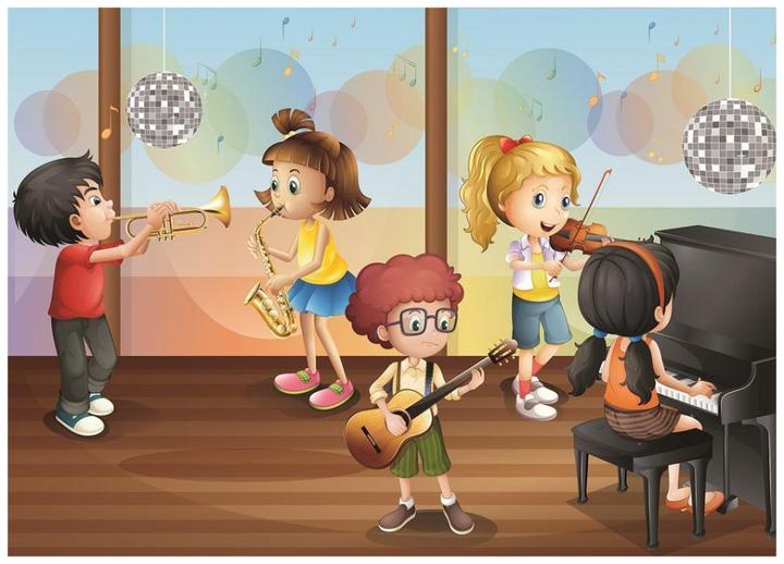 Image du produit Heidi Cheese Line HeiDi Art Puzzle 100 pcs. Large 4510 Orchestre d'enfants (100 pièces)