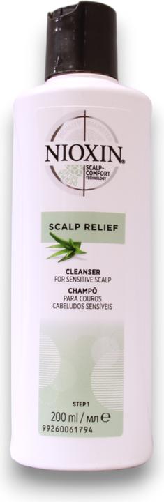Immagine prodotto Nioxin SCALP RELIEF detergente per cuoio capelluto sensibile 200 ml (200 ml, Shampoo liquido)