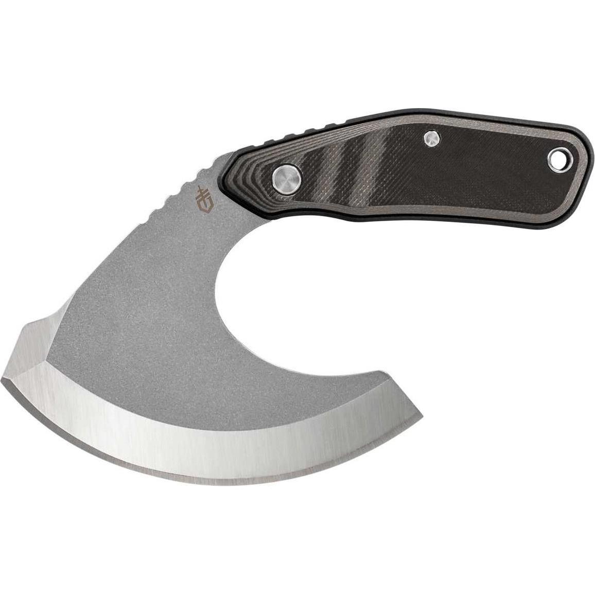 Gerber Gear, Mehrzweckmesser, Gerber Jagdmesser DOWNWIND ULU, 7Cr Stahl, rostfrei, G10 Griffschalen, gewachste Canvas Sc...