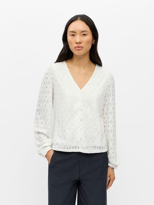 Immagine prodotto Object V-Ausschnitt Puffärmel Bluse (M)
