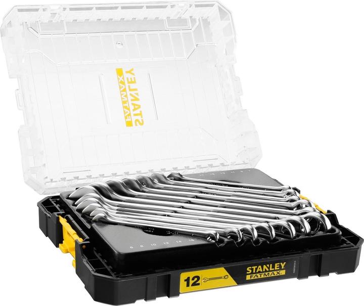 Produktbild Stanley RingmaulschlüsselSet 12teilig (6 mm, 12 mm, 14 mm, 16 mm, 10  mm, 7 mm, 17 mm, 11 mm, 15 mm, 8 mm, 9 mm, 13 mm)