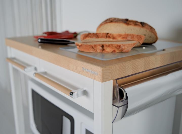 Produktbild Foppapedretti Benchef Weisser Mikrowellenwagen