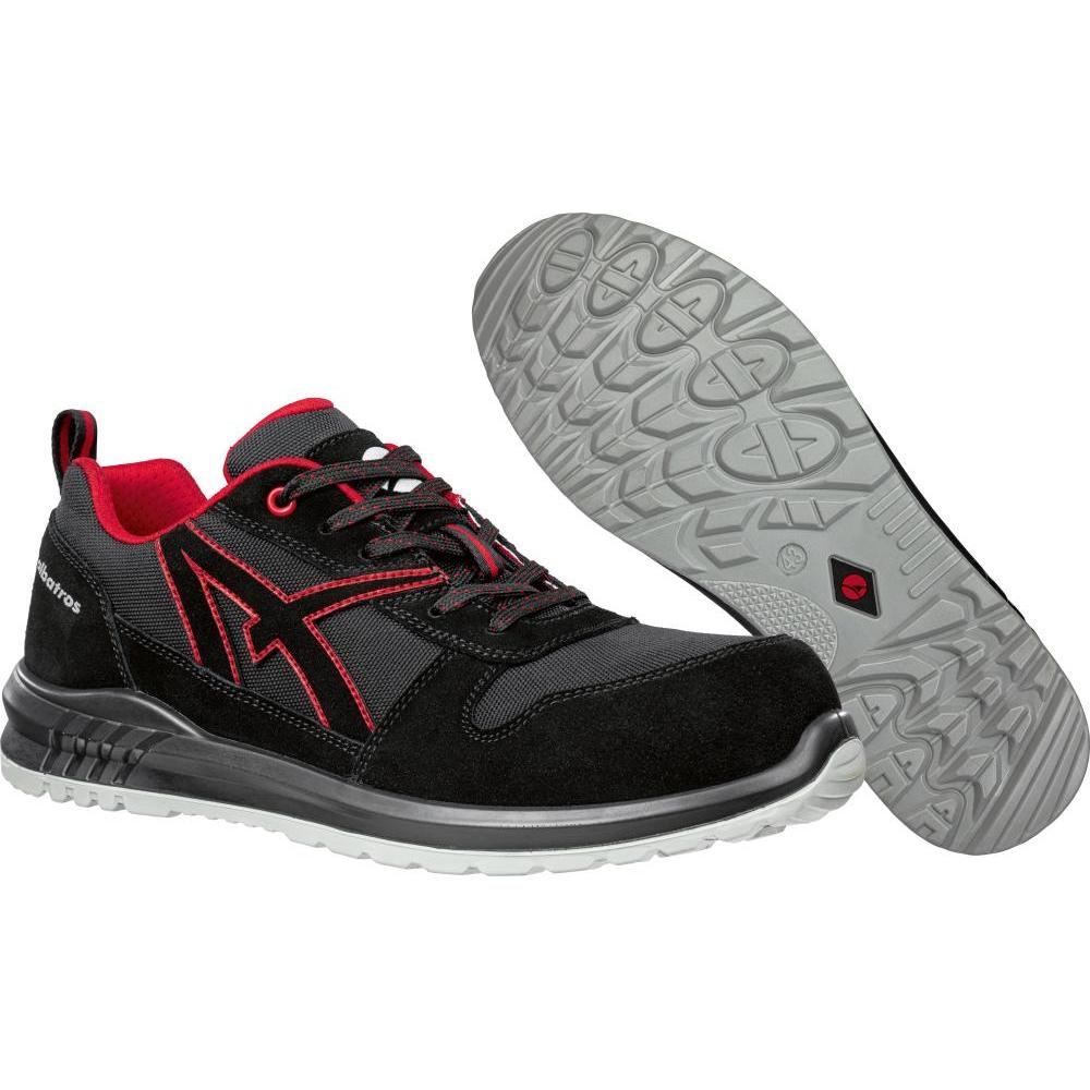 Albatros, Sicherheitsschuhe, CLIFTON LOW SRC 648700210000046 Sicherheitsschuh S3 Schuhgrösse (EU): 46 Schwarz, Rot 1 Paa...