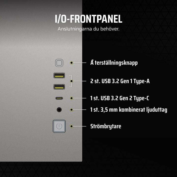 Produktbild Corsair 2500X (wei?/aluminium, Tempered Glass x 2) (mATX, Mini-ITX)