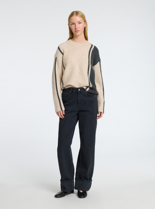Produktbild Selected Femme Gestreifter Pullover (L)