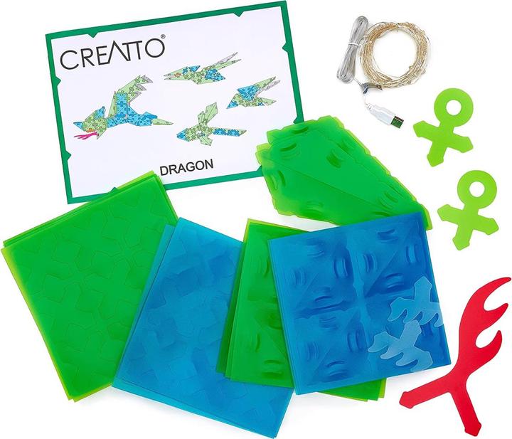 Produktbild Creatto Bastelset Dragon 4 in 1