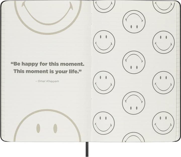 Produktbild Moleskine Smiley (21 x 13 cm, Liniert, Harter Einband)