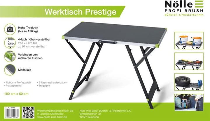 Produktbild Nölle Werktisch Prestige (73 cm, 91 cm)