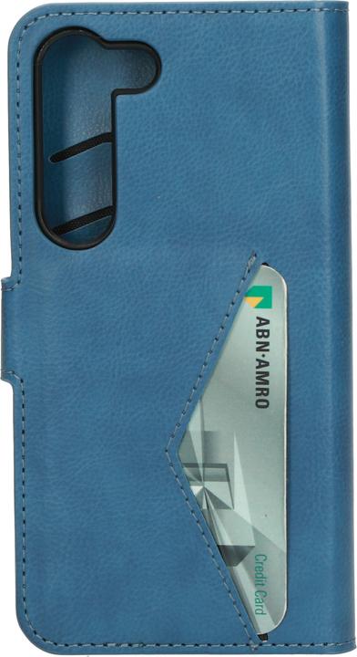 Actual product image Mobiparts Classic Wallet Case Samsung Galaxy S23 (2023) Steel Blue (Samsung Galaxy S23+)