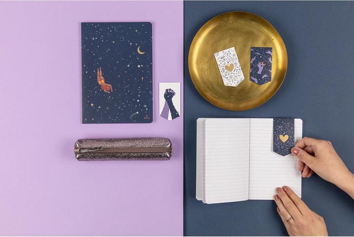 Image du produit Clairefontaine Adolie, Set de 2 mar que-pages 7,5x4 cm