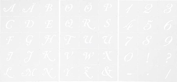 Image du produit Creativ Company Lettres&chiffres (15 cm, Matières plastiques)