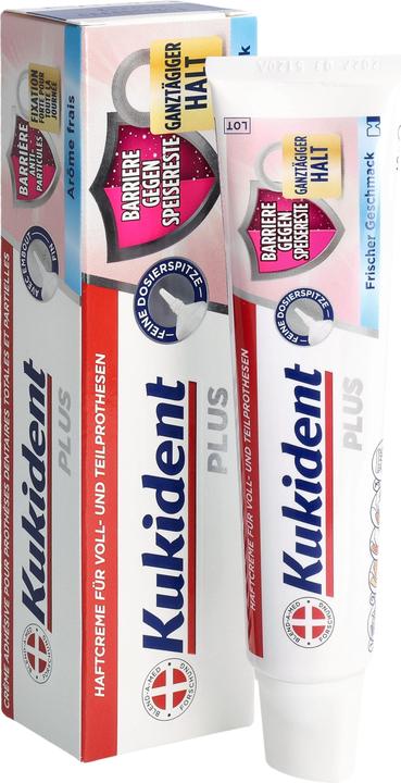 Produktbild Kukident Plus Barriere gegen Speisereste-Frischer Geschmack 40G Haftcreme