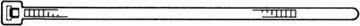 Produktbild Tecline Kabelbinder, 140 x 3,6 mm, schwarz, VE 100 Stück Zum Bündeln und Befestigen von Kabeln (Kunststoffkabelbinder, 140 mm, 100 Stk.)
