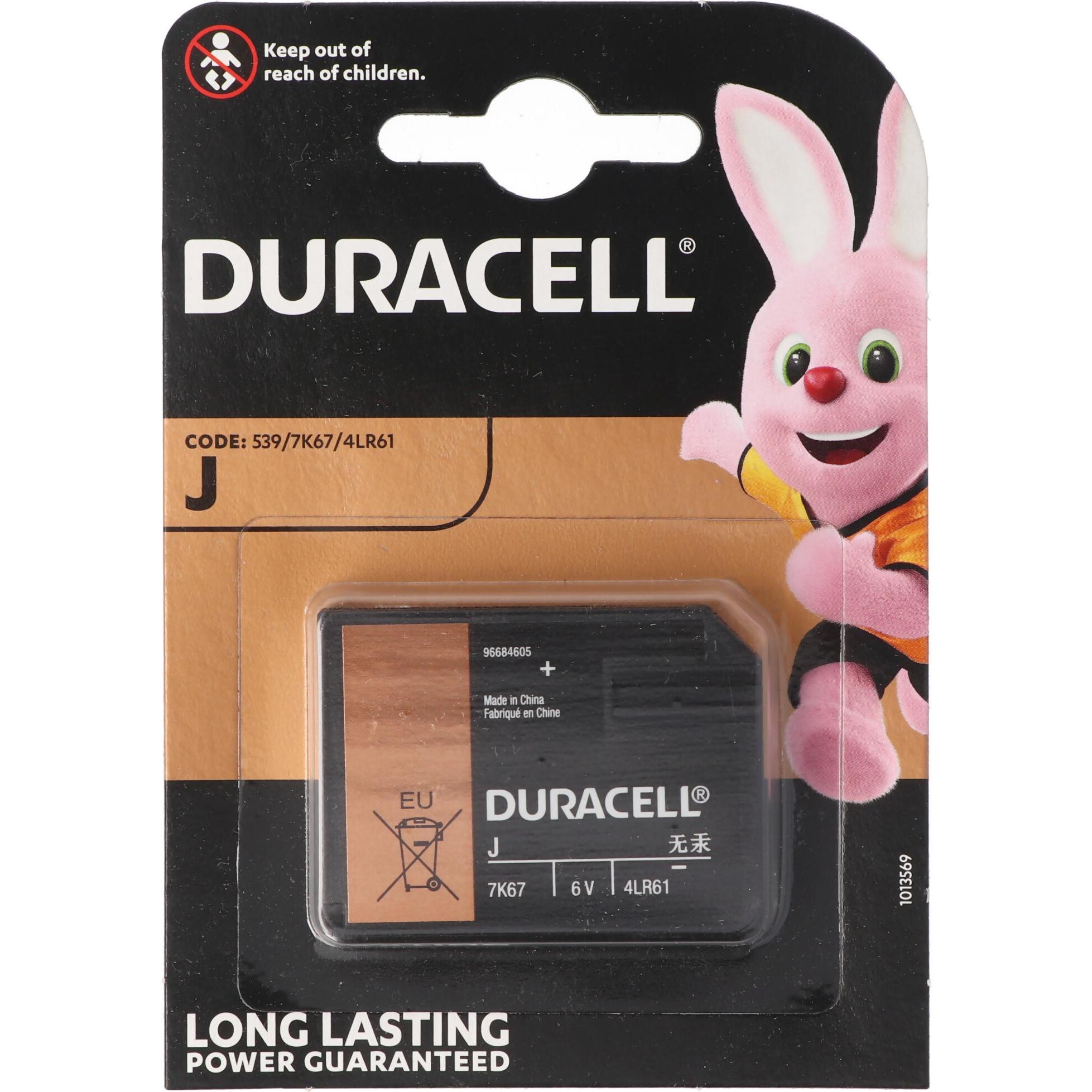 Duracell Batterie 7K67 Flatpack 4LR61, V4918, V4018, 5000394767102 (1 Stk., J, 570 mAh), Batterien + Akkus