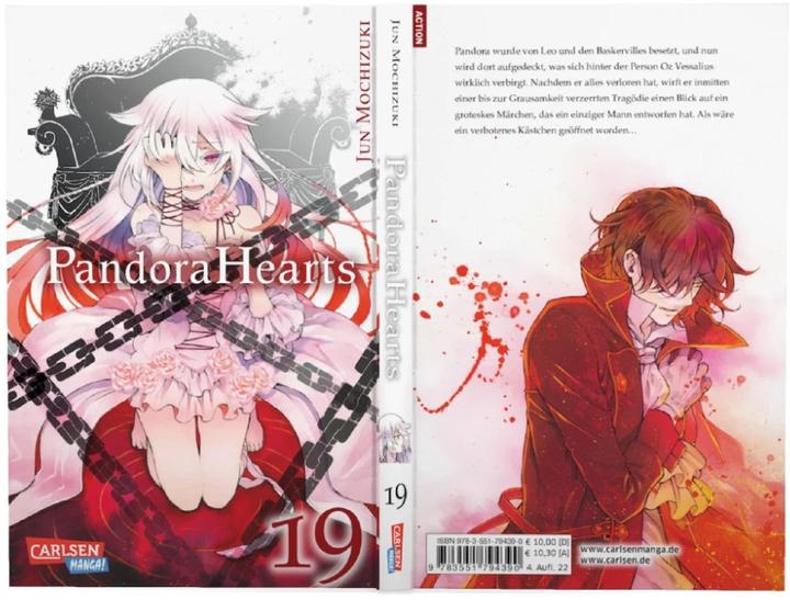 Immagine prodotto Pandora Hearts, Band 19 (Tedesco, Giugno Mochizuki, 2014)