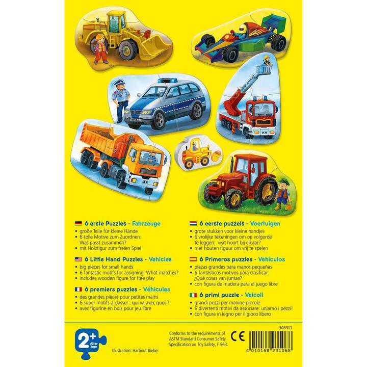 Produktbild Haba 6 erste Puzzles - Fahrzeuge (4 Teile)