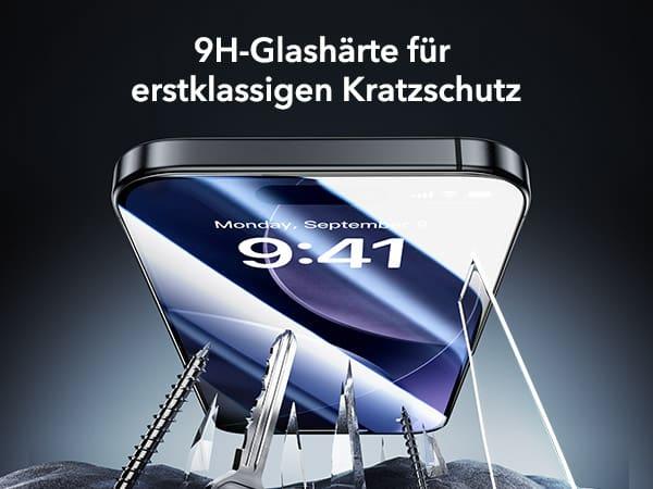 Actual product image ESR Privacy Tempered Glass (3 Pack) (3 pcs., Apple iPhone 17 Pro)