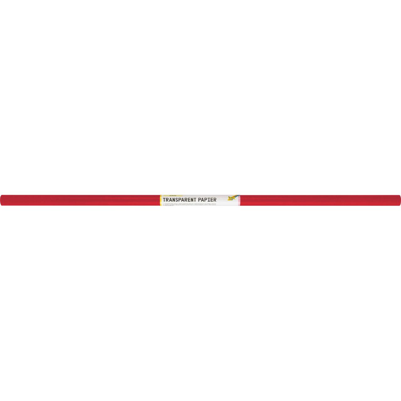 Thumbnail - Magni, Bastelpapier, Transparentpapier Rolle 70X100 cm, rot (42 g/m²)