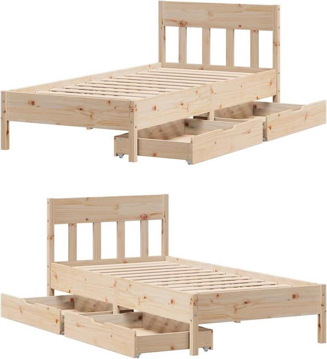 Image du produit vidaXL Bettgestell (75 x 190 cm)