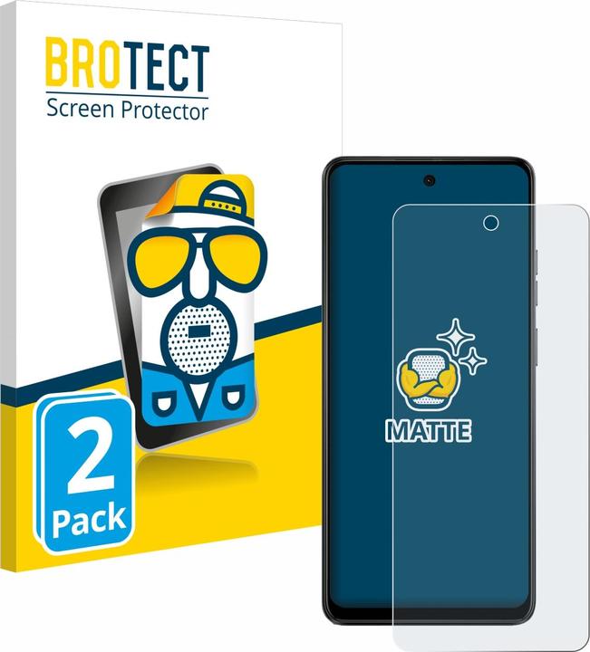 Produktbild BROTECT Entspiegelungs-Schutzfolie Displayschutz Matt (2 Stück, Motorola Moto E14)