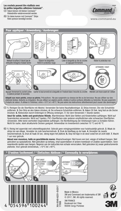 Image du produit Command Crochets de plafond