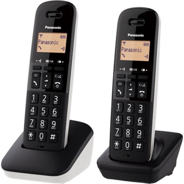 Panasonic KX-TGB612JTW, Telefon, Schwarz, Weiss