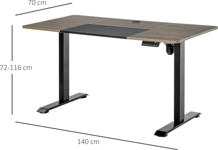 Image du produit Vinsetto Table PC (140 x 116 x 70 cm)