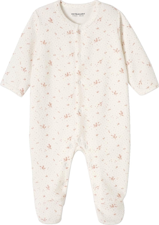 Image du produit Vertbaudet 3er-Pack Baby Samt-Strampler BASIC (62)