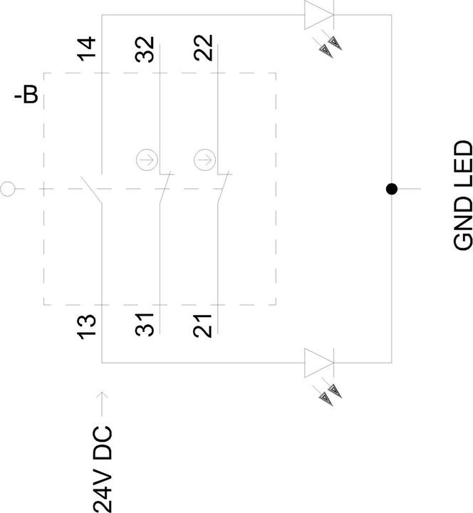 Produktbild Siemens Positionsschaltergehäuse 1S 2Ö 31mm