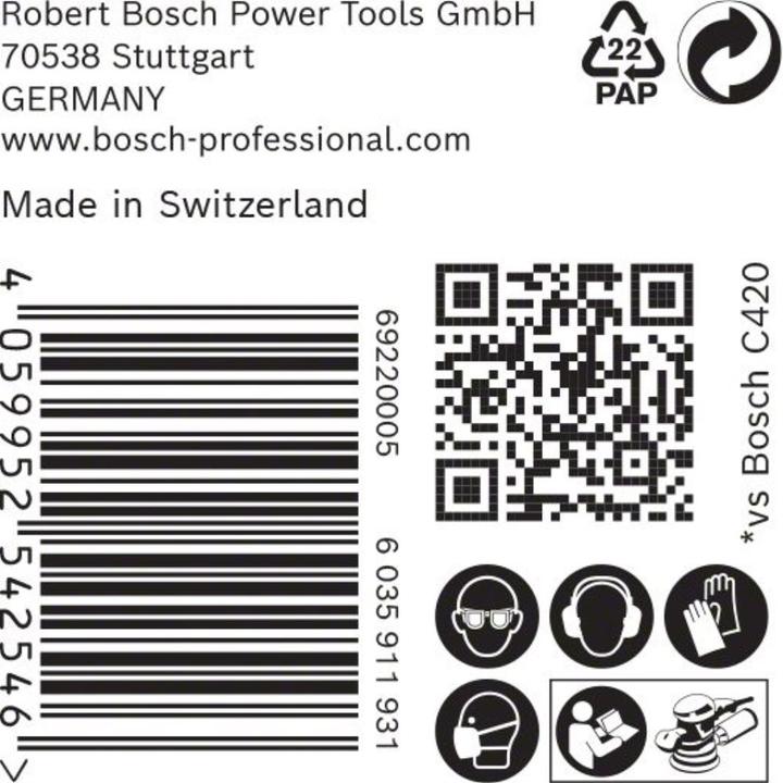 Actual product image Bosch Professional Zubehör C470 Sandpaper (400)