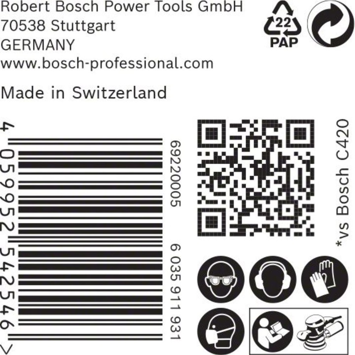 Produktbild Bosch Professional Zubehör C470 Schleifpapier (400)
