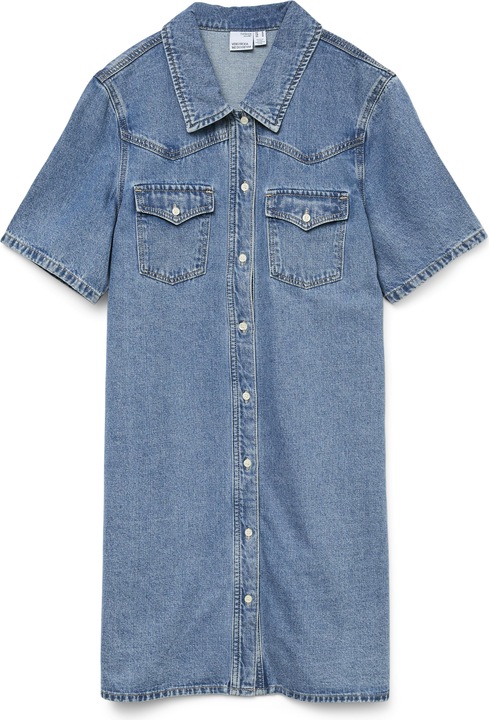 Actual product image Vero Moda VMAUSTIN Kurzes Kleid Jeanskleid (L)