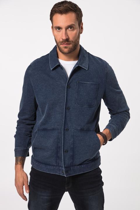 Immagine prodotto JP1880 Giacca di felpa con stile da lavoratore con look vintage, fino alla tg. 8XL (7XL)