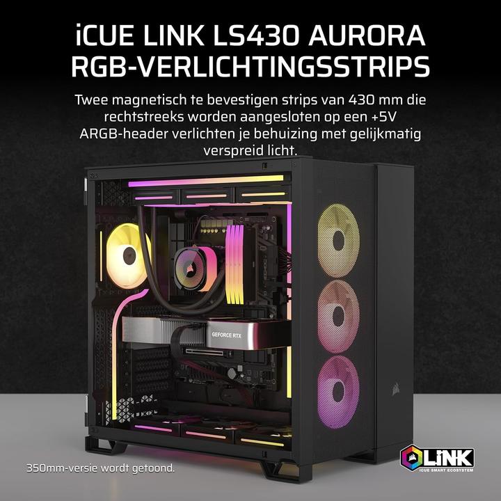 Produktbild Corsair iCUE LINK LS430 Aurora RGB (RGB)