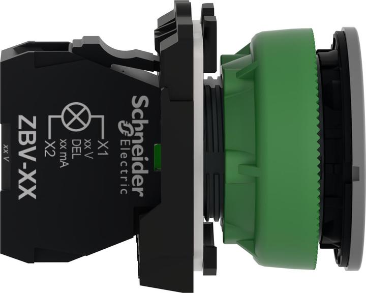 Produktbild Schneider Electric Leuchtmelder, kompl, Kunststoff, weiss, XB5FVB1C0