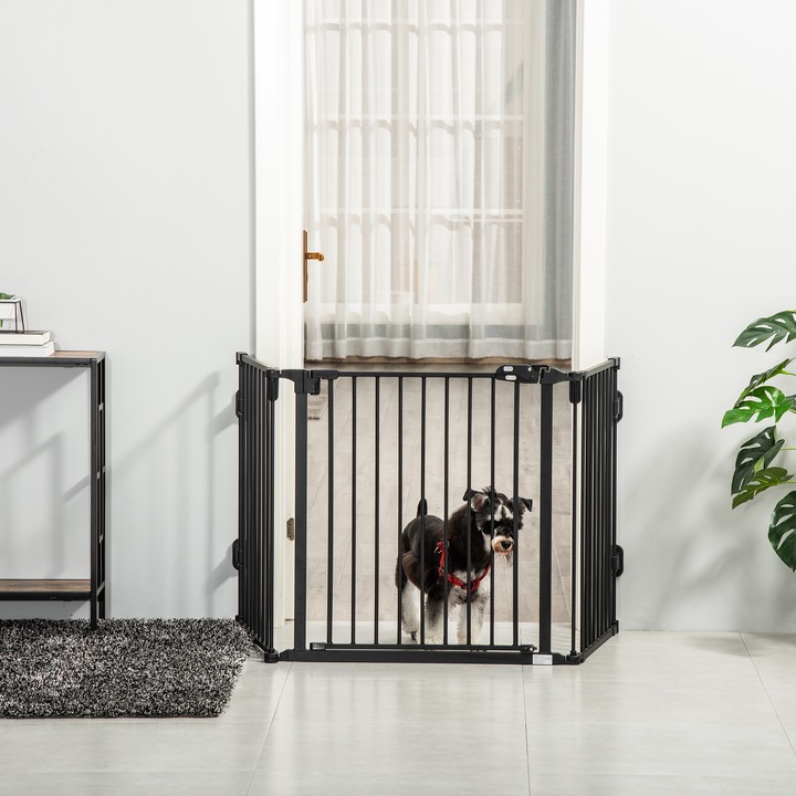 Actual product image PawHut Barrier grille with adjustable angles