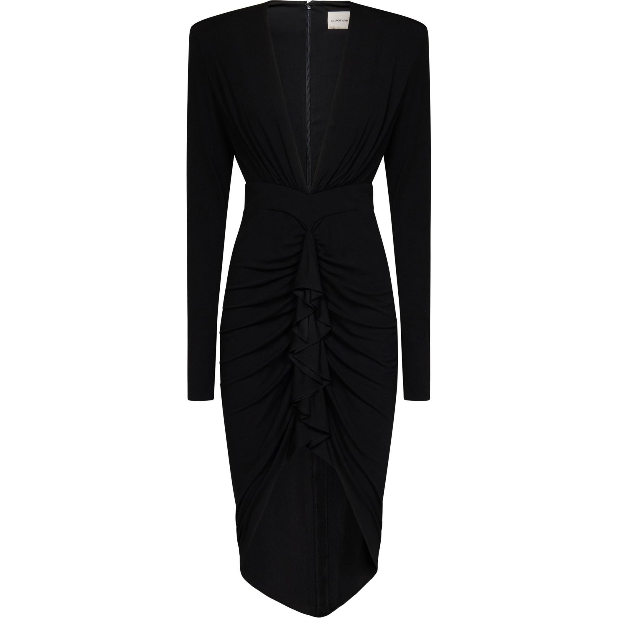 Alexandre Vauthier, Damen, Kleider, Dresses Black, Schwarz, (36)