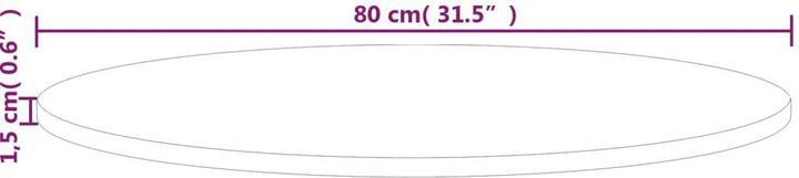 Produktbild vidaXL Tischplatte (80 x 80 cm)