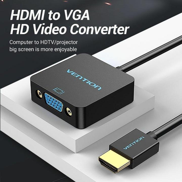 Produktbild Vention I/O CONVERTER HDMI TO VGA/0.15M ACPBB (VGA, 15 cm)